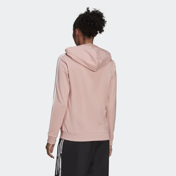 ESSENTIALS SINGLE JERSEY 3-STRIPES FULL-ZIP HOODIE