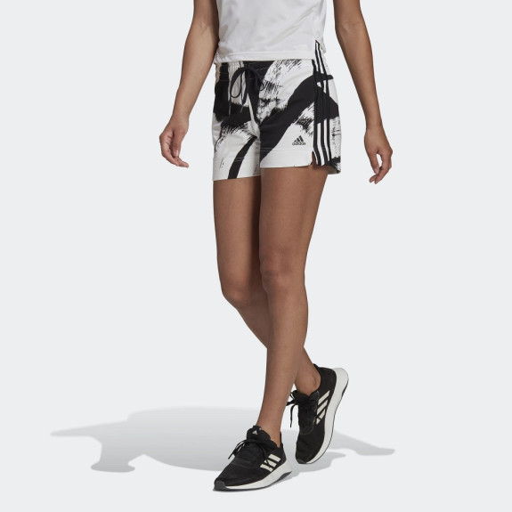 ESSENTIALS PRINT 3-STRIPES SHORTS