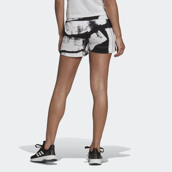 ESSENTIALS PRINT 3-STRIPES SHORTS