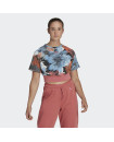 ALLOVER PRINT CROP TOP