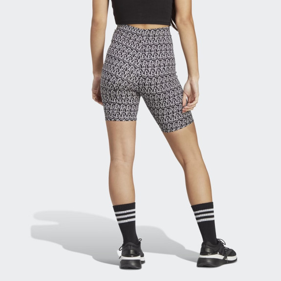 ALLOVER ADIDAS GRAPHIC BIKER SHORTS