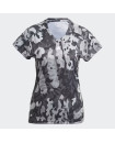 AEROREADY TRAIN ESSENTIALS MINIMAL BRANDING V-NECK FLORAL PRINT TEE