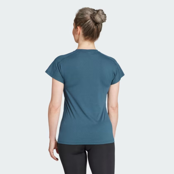 AEROREADY TRAIN ESENTIALS MINIMAL BRANDING V-NECK TEE