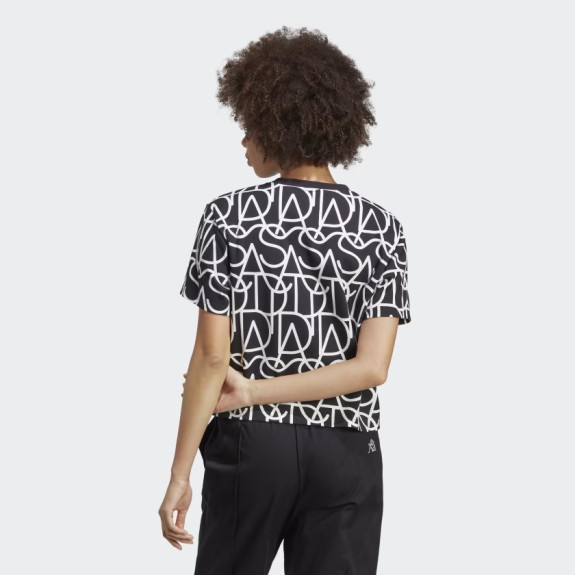 ALLOVER ADIDAS GRAPHIC BOYFRIEND TEE