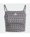 ALLOVER ADIDAS GRAPHIC CORSET-INSPIRED TANK TOP