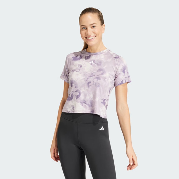 TRAIN ESSENTIALS AOP FLOWER TIE-DYE T-SHIRT