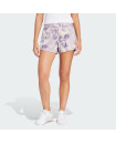 PACER ESSENTIALS AOP FLOWER TIE-DYE KNIT SHORTS