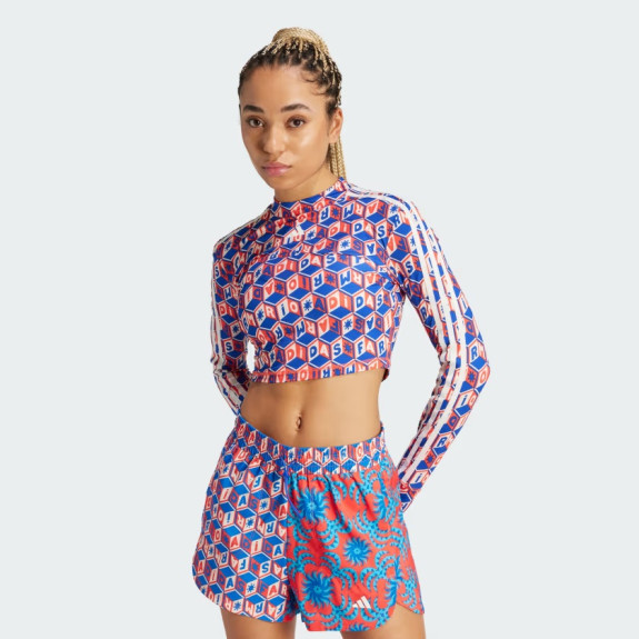 X FARM RIO CROP LONG SLEEVE SHIRT